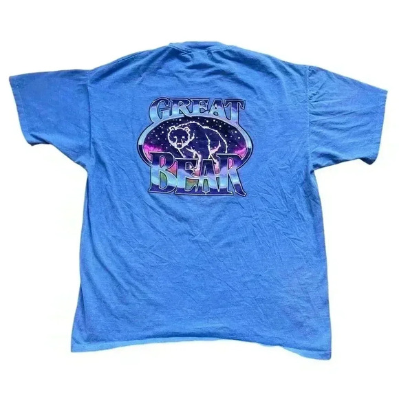 Anvil Other - RARE Vintage Hershey Park Great Bear T-Shirt Single Stitch Made in USA XL